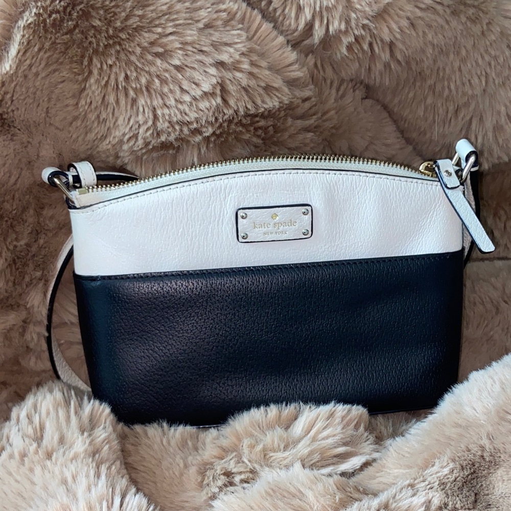 Kate Spade Two-Tone Black and White Crossbody Bag
